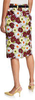 Thumbnail for your product : Prada Floral Print Pencil Skirt