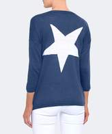 Thumbnail for your product : 360 Sweater Linen Aruna Back Star Jumper