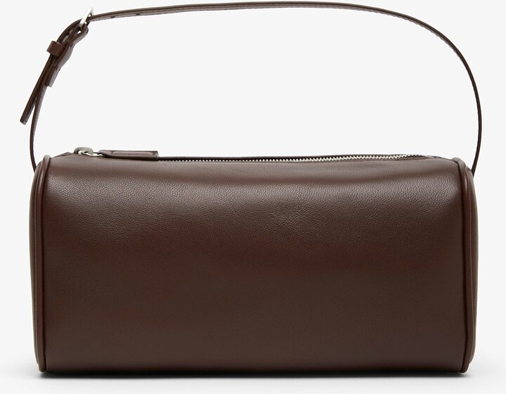 The Row 90'S brown leather bag