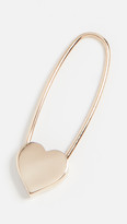 Thumbnail for your product : Loren Stewart Heart Safety Pin Earring