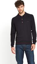 Thumbnail for your product : Fred Perry Mens Tipped Marl Long Sleeved Knitted Polo