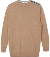 mens shoulder button sweater