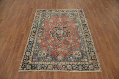 Bloomsbury Market Antique Wool Floral Traditional Rug 4x6