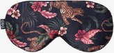 Thumbnail for your product : Desmond & Dempsey Multicoloured Soleia Print Silk Eye Mask