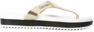 Calvin Klein simple flip flops