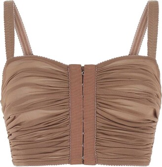 Dolce & Gabbana Ruched Detailed Top
