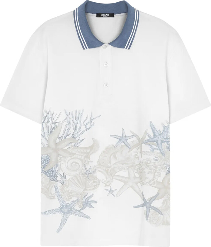 Versace Barocco Sea polo shirt