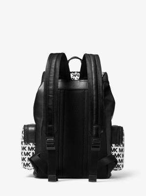 Michael Kors Henry Logo-Embossed Leather Backpack