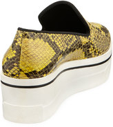 Thumbnail for your product : Stella McCartney Chunky Snake-Print Skate Shoe
