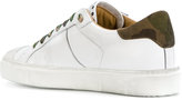 Thumbnail for your product : Eleventy contrast lace-up sneakers