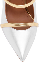 Thumbnail for your product : Malone Souliers Maureen Metallic Leather Pumps