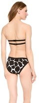 Thumbnail for your product : Michael Kors Collection Giraffe Print Bandeau Maillot