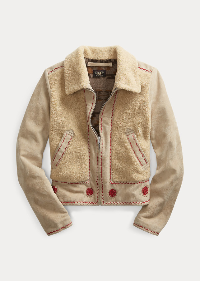 shearling jacket ralph lauren