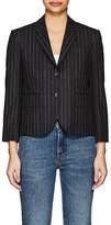Thumbnail for your product : Thom Browne WOMEN'S PINSTRIPED WOOL BLAZER