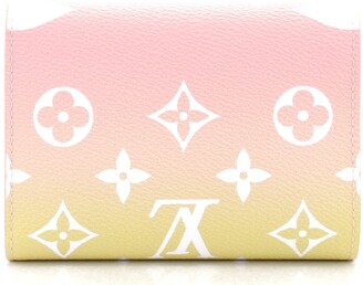 Louis Vuitton By The POOL Victorine Wallet PINK YELLOW GIANT MONOGRAM BIFOLD