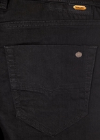 Thumbnail for your product : Diesel Tepphar black straight-leg jeans