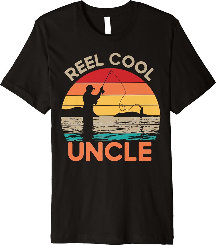 Reel Cool Fishing Shirts Gifts Reel Cool Uncle Design For Men