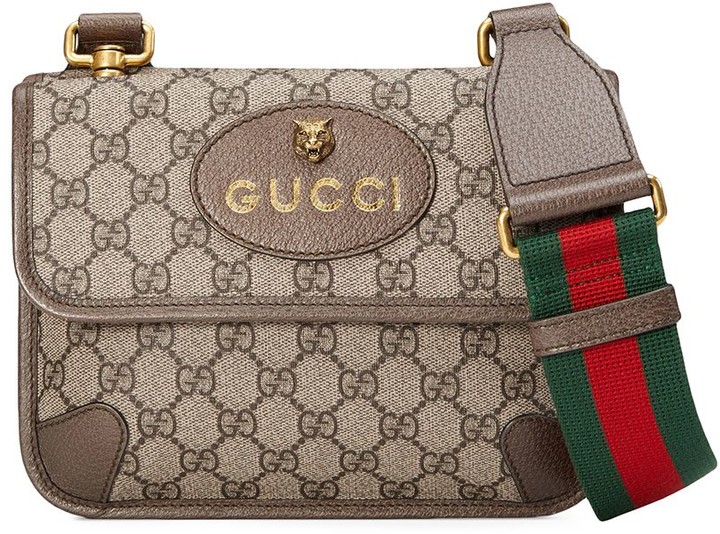 Gucci GG Supreme small messenger bag - ShopStyle