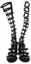 Thumbnail for your product : Stuart Weitzman Caged Knee-High Sandals