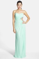 Thumbnail for your product : Faviana Embellished Cutout Sweetheart Chiffon Gown (Online Only)