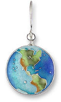 Thumbnail for your product : Zarah Enamel Art Jewelry - Sterling Silver EARTH Charms Earring Pendant on Chain