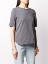 Thumbnail for your product : Semi-Couture mirrored logo crew-neck T-shirt