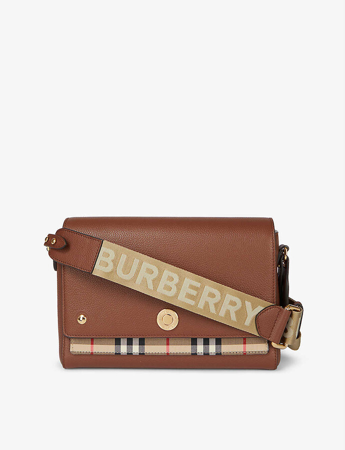 Burberry Hackberry leather crossbody bag ShopStyle