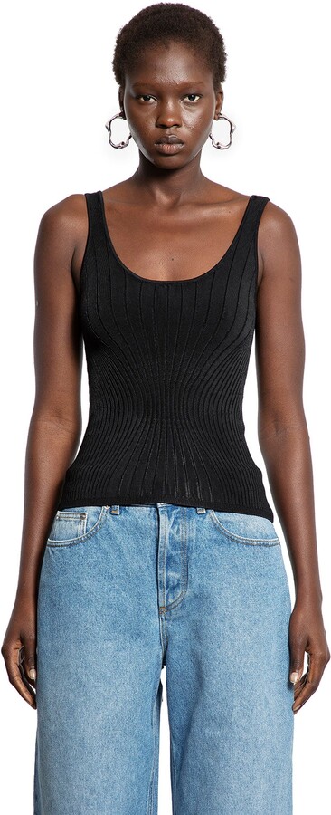 Thierry Mugler Sculpting Knit Tank Top