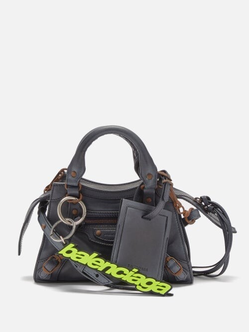 Balenciaga Neo Classic City Mini Leather Bag - Navy - ShopStyle