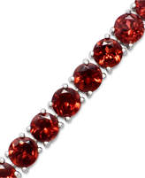 Thumbnail for your product : Macy's Sterling Silver Bracelet, Garnet (20 ct. t.w.)