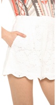 Thumbnail for your product : MinkPink Sister Saviour Scallop Hem Shorts