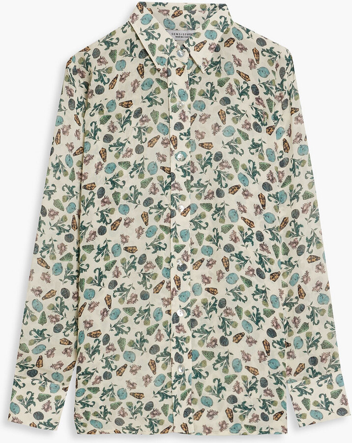 Sensi Printed chiffon shirt