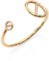 Thumbnail for your product : Kelly Wearstler Regent Hammered Pavé Bangle Bracelet