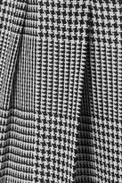 Thumbnail for your product : Max Mara Erice Cropped Prince Of Wales Checked Wool Wide-leg Pants - Dark gray