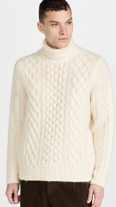 Alex Mill Fisherman Cable Turtleneck Sweater - ShopStyle