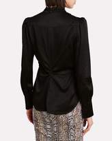 Thumbnail for your product : A.L.C. Hirsch Keyhole Crepe Blouse