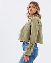 Thumbnail for your product : Becca Twill Utility Cropped Jacket