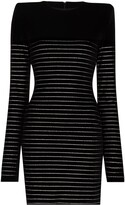 Thumbnail for your product : Alexandre Vauthier Padded Shoulder Mini Dress