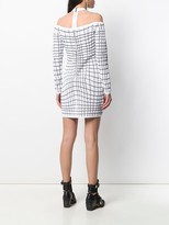 Thumbnail for your product : Balmain Checked Knit Mini Dress
