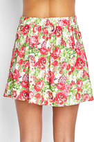 Thumbnail for your product : Forever 21 CONTEMPORARY Spring Bouquet Skater Skirt