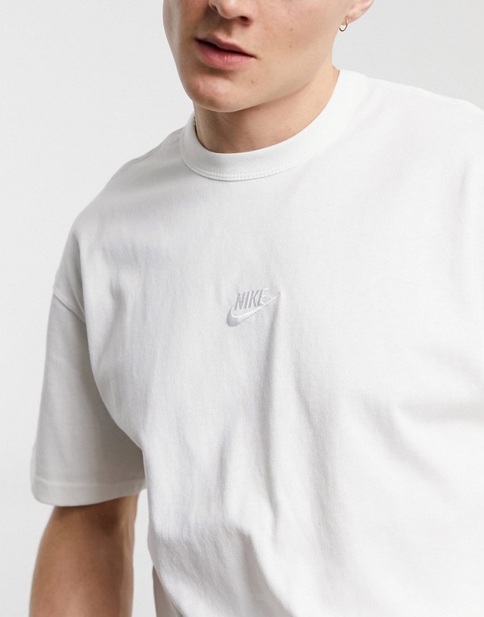 Nike Premium Essentials oversized T-shirt in white - ShopStyle