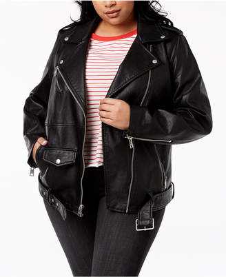 Fashion Look Featuring Calvin Klein Plus Size Jackets and Levi's Leather & Faux  Leather Jackets by allomeen - ShopStyle