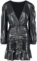 Thumbnail for your product : boohoo Metallic Ruffle Detail Dress