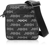 Thumbnail for your product : Ermenegildo Zegna Black Coated Canvas Signature Crossbody Bag
