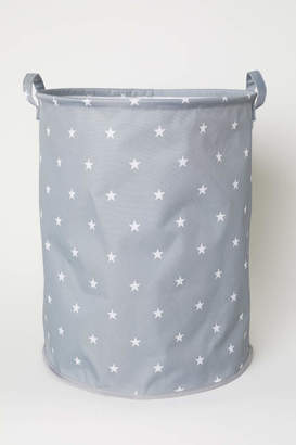 H&M Large Storage Basket - Gray/stars