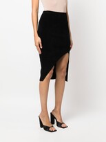 Thumbnail for your product : Just Cavalli Asymmetric Ribbed Jersey Skirt