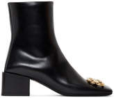 Thumbnail for your product : Balenciaga Black Double Square BB Lux Boots