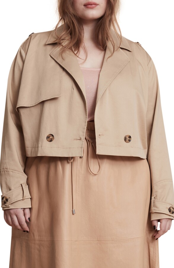 Cropped Trench | Shop the world's largest collection of fashion 