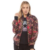 Thumbnail for your product : Converse Womens Reversible Oversized MA 1 Bomber Jacket Black