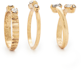 Thumbnail for your product : Elizabeth Cole Wraparound Ring Set